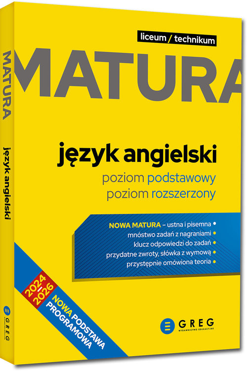 Matura - język angielski - 2024-2026 - repetytorium maturalne