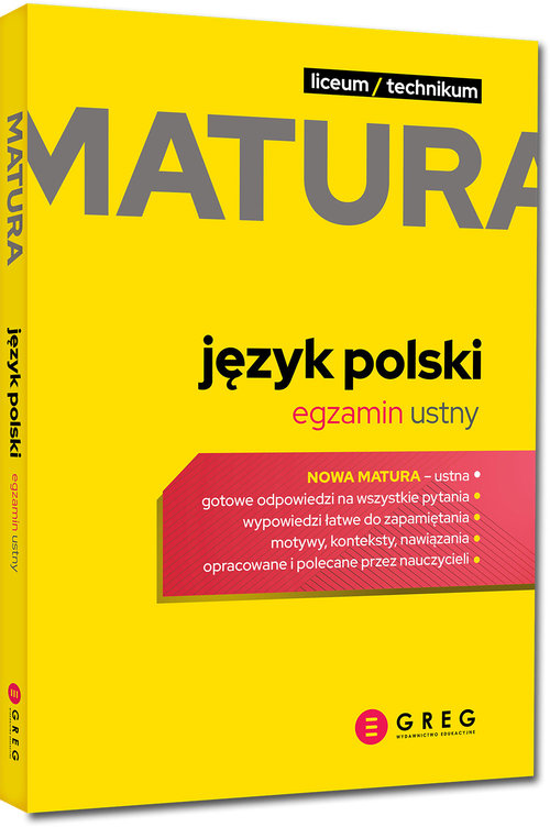 Matura język polski egzamin ustny 2023