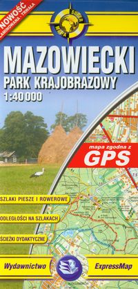 Mazowiecki Park Krajobrazowy - mapa turystyczna w skali 1: 40 000