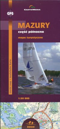 Mazury część północna Mapa turystyczna 1:50 000
