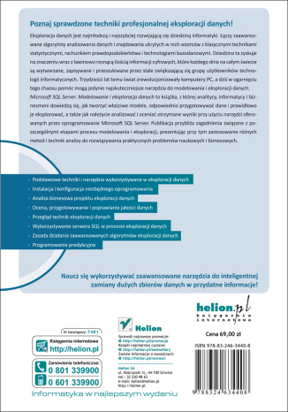 Microsoft SQL Server. Modelowanie i eksploracja danych. eBook