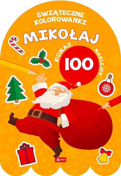 Mikołaj Kolorowanka z naklejkami