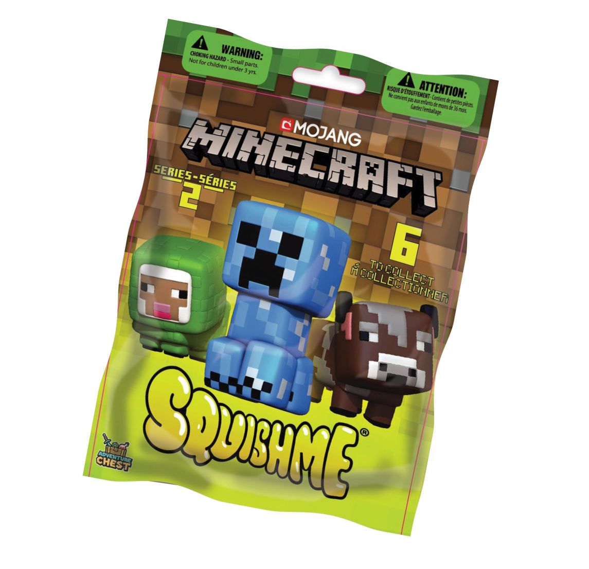 Minecraft Squishme kolekcja zabawek 1 saszetka