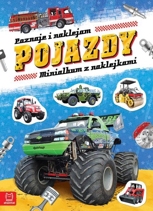 Minialbum z naklejkami Poznaję i naklejam pojazdy