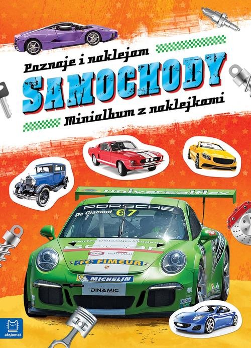 Minialbum z naklejkami Poznaję i naklejam samochody