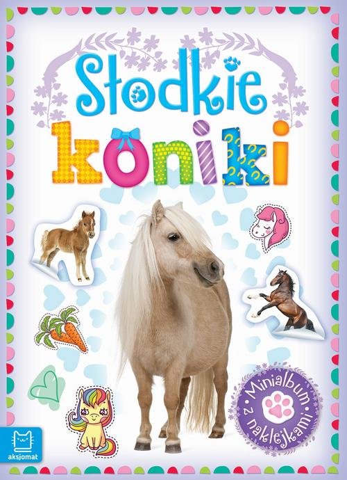 Minialbum z naklejkami Słodkie koniki