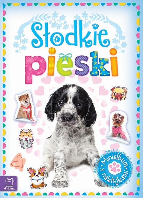 Minialbum z naklejkami Słodkie pieski
