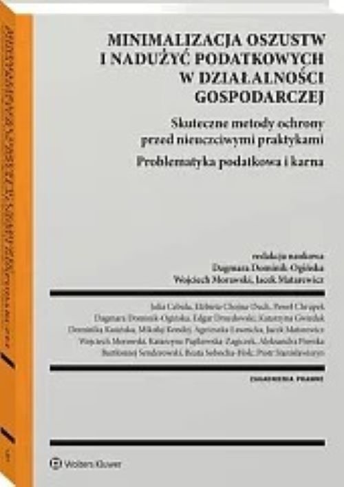 Minimalizacja oszustw i nadużyć podatkowych w działalności gospodarczej