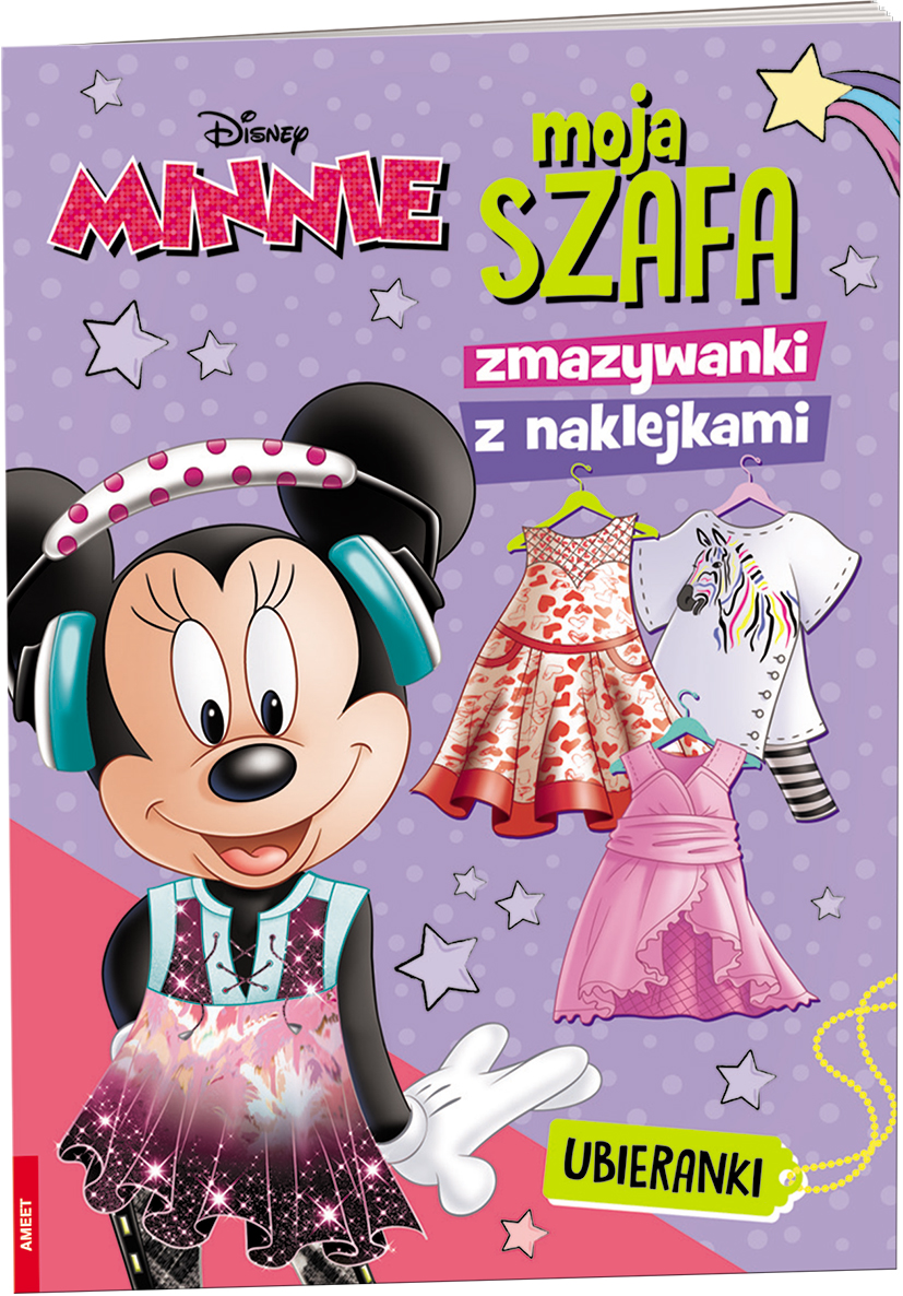 Minnie Moja szafa Zmazywanki z naklejkami