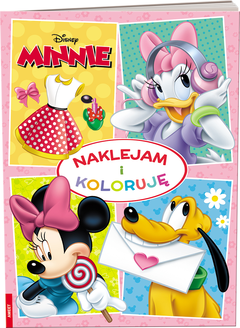 Minnie Naklejam i koloruję