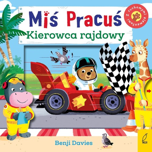 Miś Pracuś Kierowca rajdowy