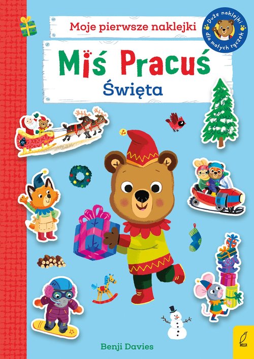 Miś Pracuś Święta Książka z naklejkami