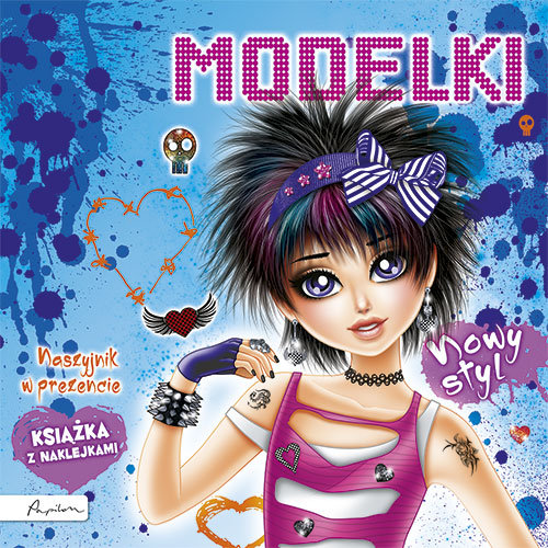 Modelki. Nowy styl. Książka z naklejkami + naszyjnik