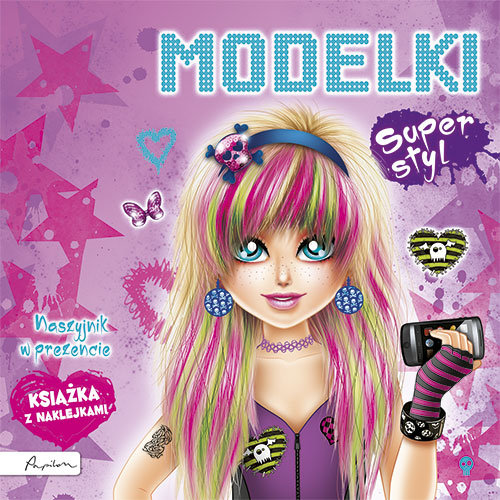 Modelki. Superstyl. Książka z naklejkami + naszyjnik