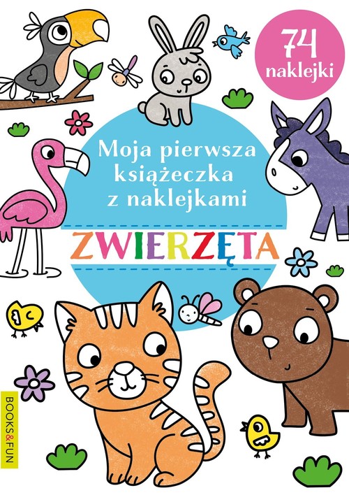 Moja pierwsza książeczka zwierzęta z naklejkami
