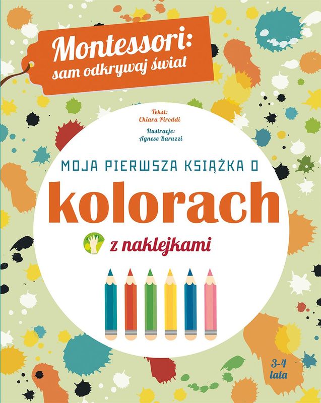 Moja pierwsza książka o kolorach montessori sam odkrywaj świat