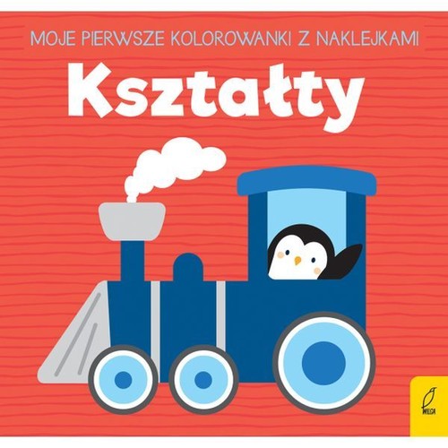 Moje pierwsze kolorowanki z naklejkami Kształty