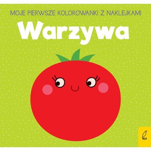 Moje pierwsze kolorowanki z naklejkami Warzywa