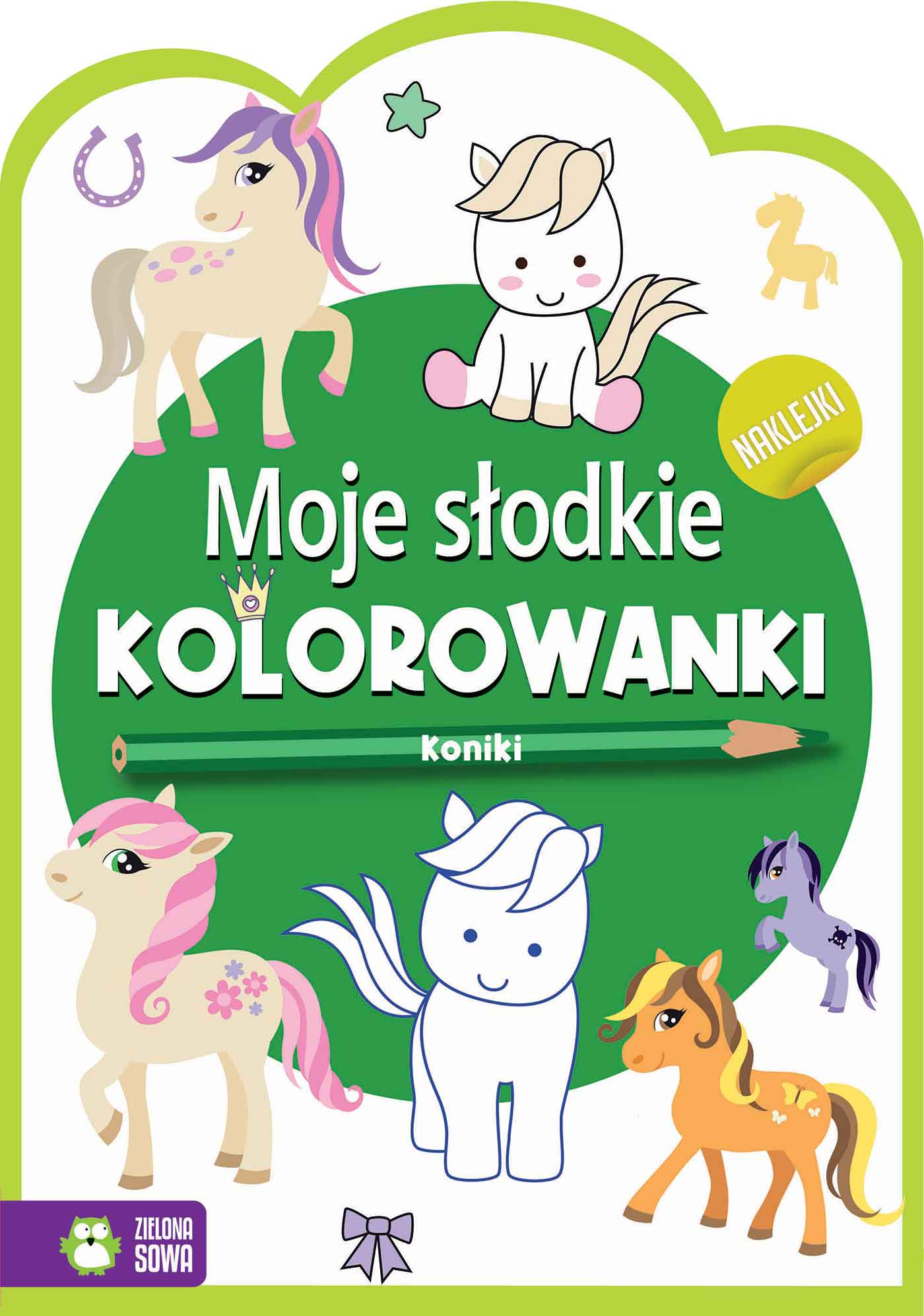 Moje słodkie kolorowanki Koniki
