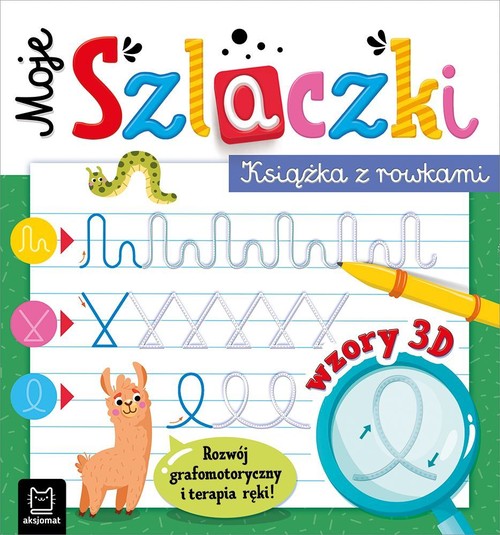 Moje szlaczki Książka z rowkami Wzory 3D