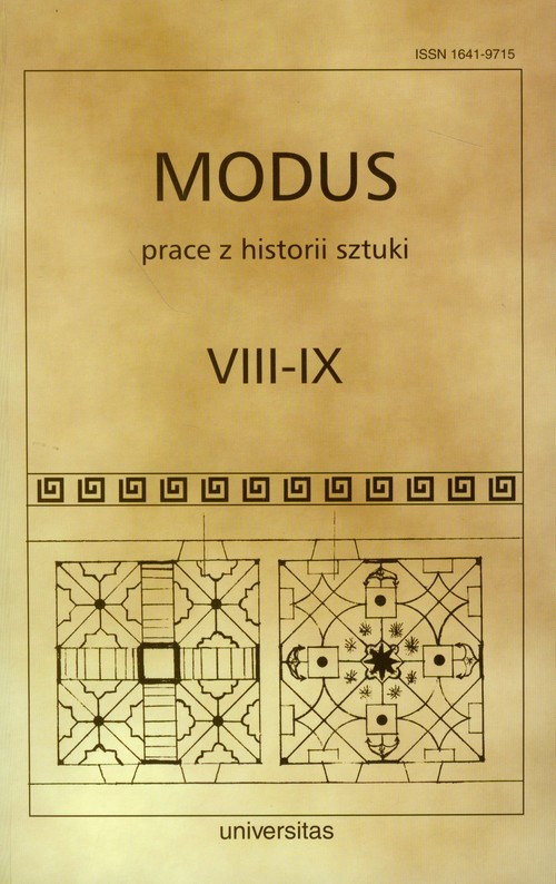 Mondus Prace z historii sztuki  VIII - IX