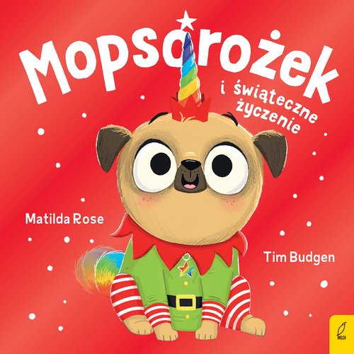 Mopsorożek i świąteczne życzenie