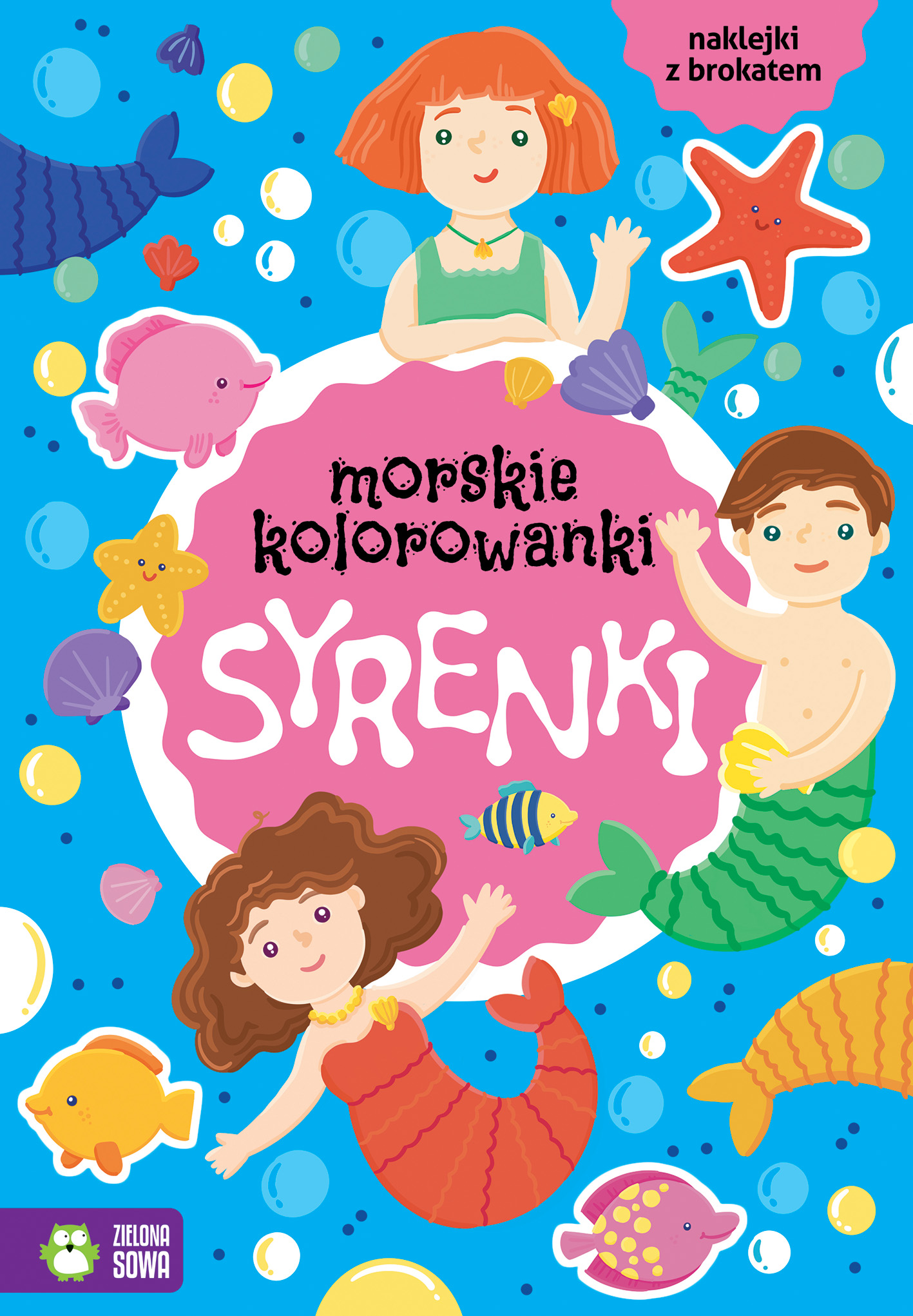 Morskie kolorowanki Syrenki