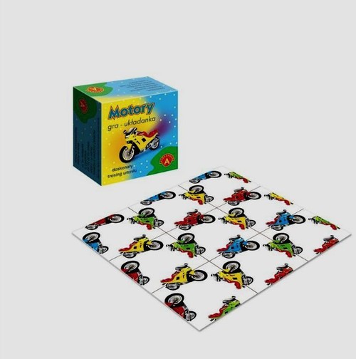 Motory gra układanka