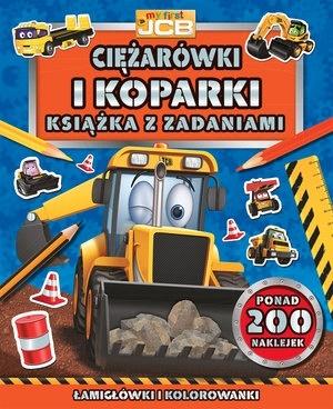 My first JCB Ciężarówki i koparki. Książka z zadaniami
