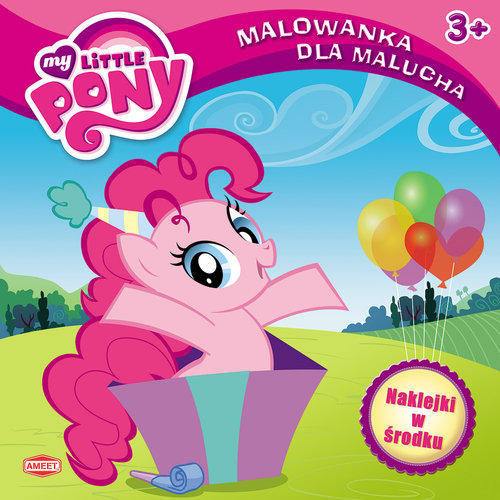 My Little Pony Malowanka dla malucha z naklejkami