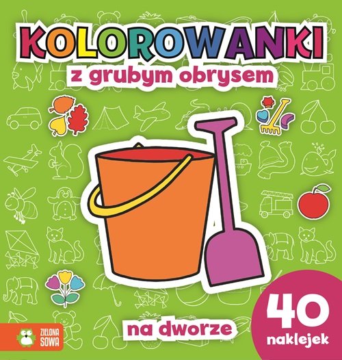 Na dworze Kolorowanki z grubym obrysem