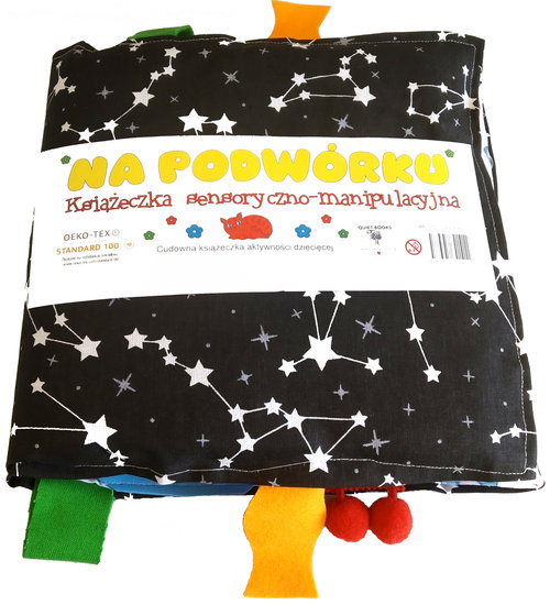 Na podwórku Książeczka sensoryczno-manipulacyjna