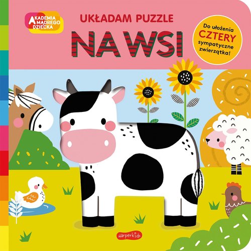 Na wsi Akademia mądrego dziecka Układam puzzle