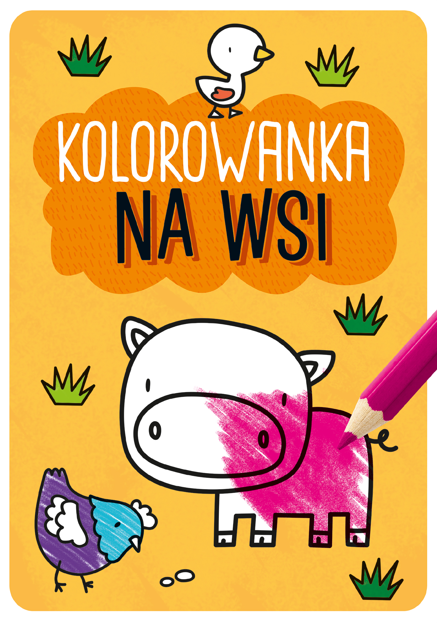 Na wsi kolorowanka Kapitan Nauka