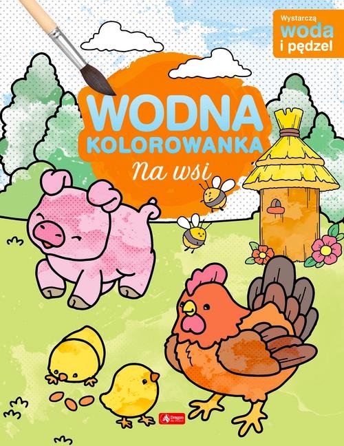 Na wsi Wodna kolorowanka