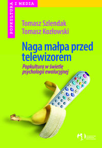 Naga małpa przed telewizorem