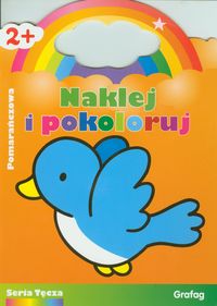 Naklej i pokoloruj Pomarańczowa