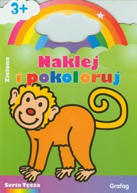 Naklej i pokoloruj Zielona