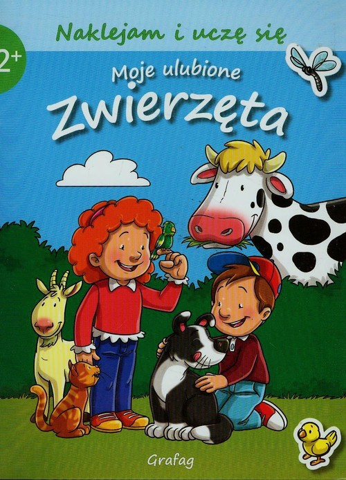 Naklejam i uczę się. Moje ulubione zwierzęta (2+)