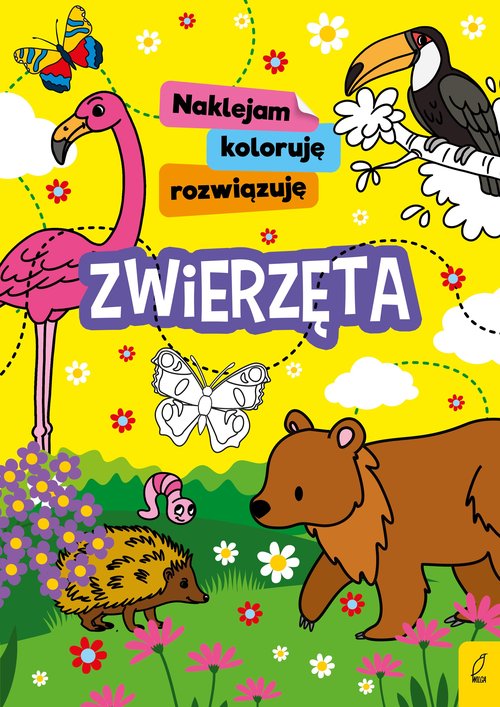 Naklejam koloruję rozwiązuję Zwierzęta
