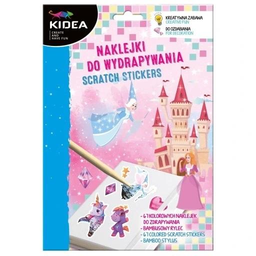Naklejki do wydrapywania Magiczny Świat Kidea