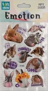 Naklejki Emotions Króliki 6 sztuk