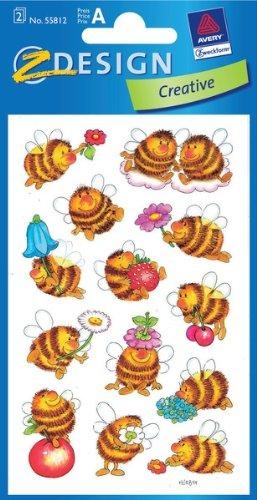 Naklejki lśniące. Pszczoły