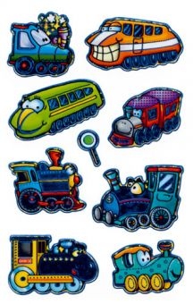 Naklejki na folii. Pociągi