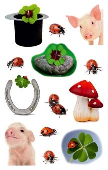 Naklejki papierowe. Różne