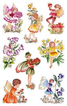 Naklejki papierowe. Wróżki