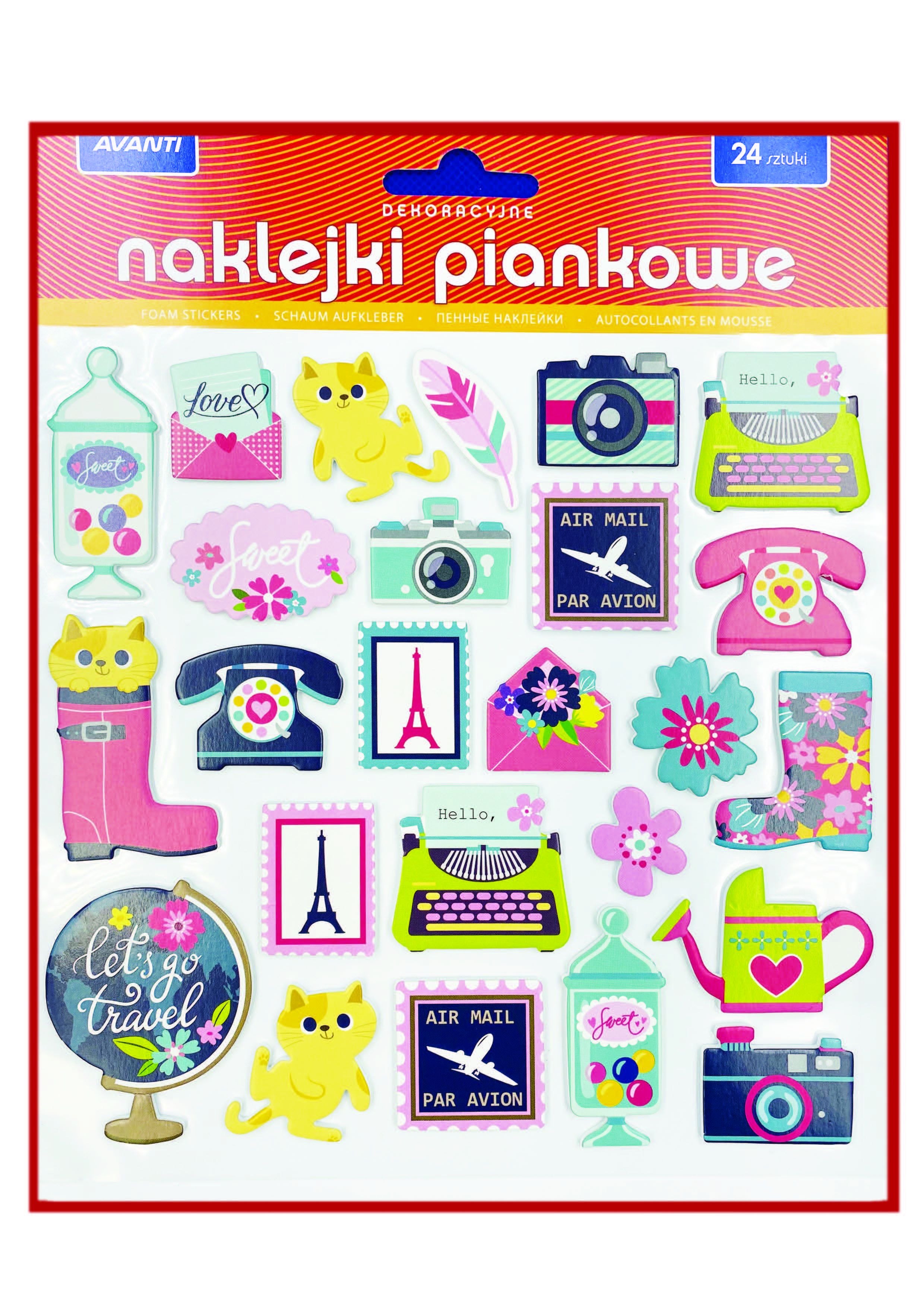 Naklejki piankowe całoroczne V2