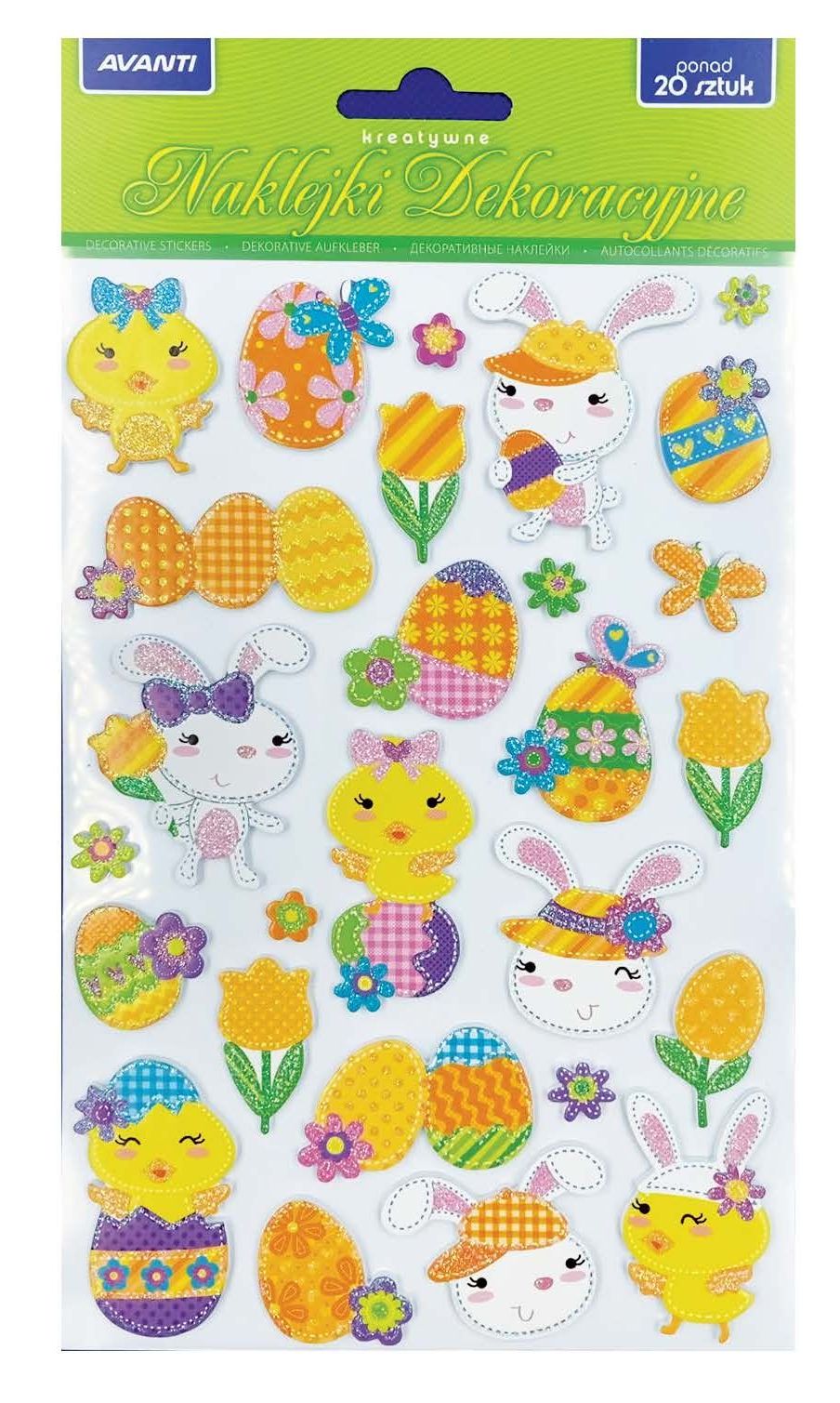 Naklejki Wielkanocne V4