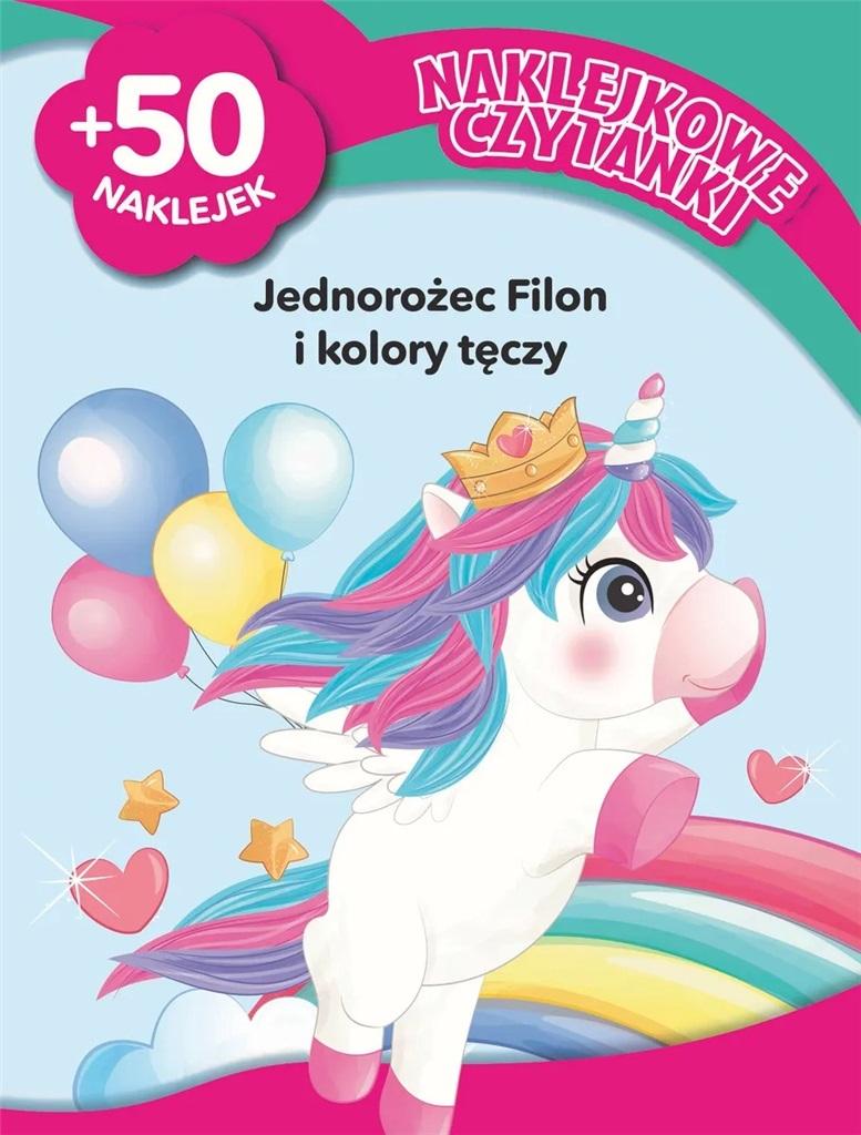 Naklejkowe czytanki. Jednorożec Filon i kolory