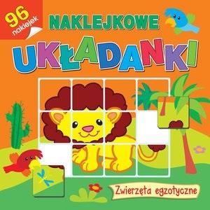 Naklejkowe układanki Zwierzęta egzotyczne